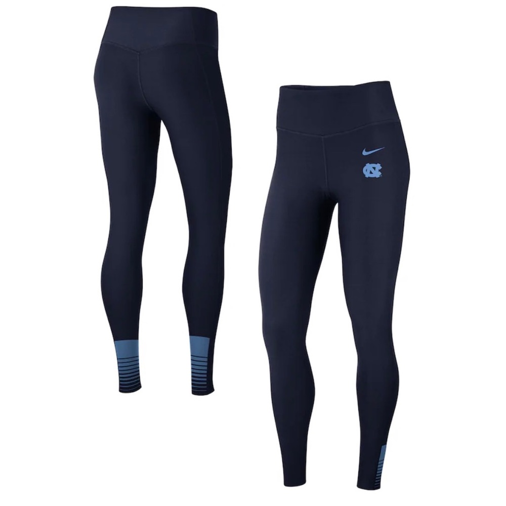 Nike UNC Tar Heels Performance Leggings in Navy